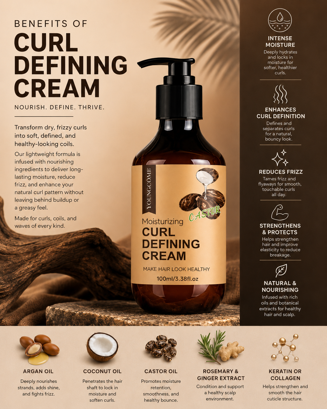 100 ML Curl Defining Cream